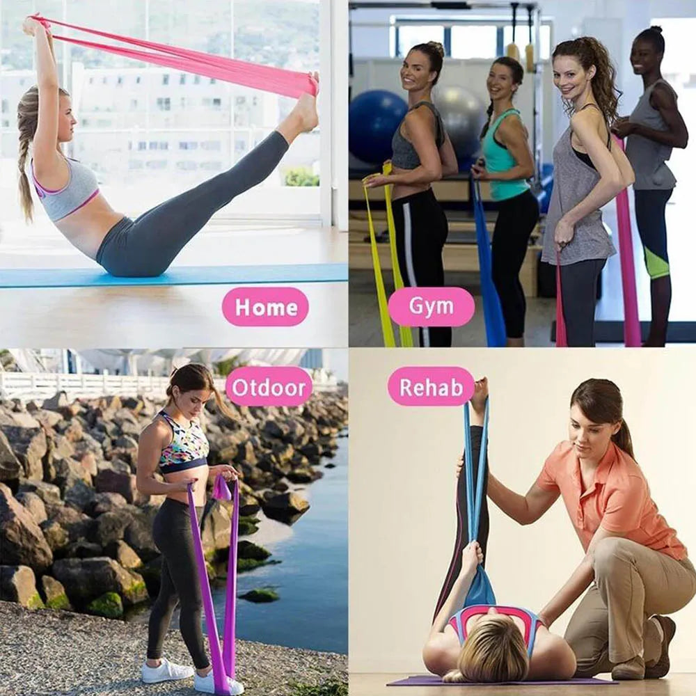 Elastic Resistance Band — 6 Colours
