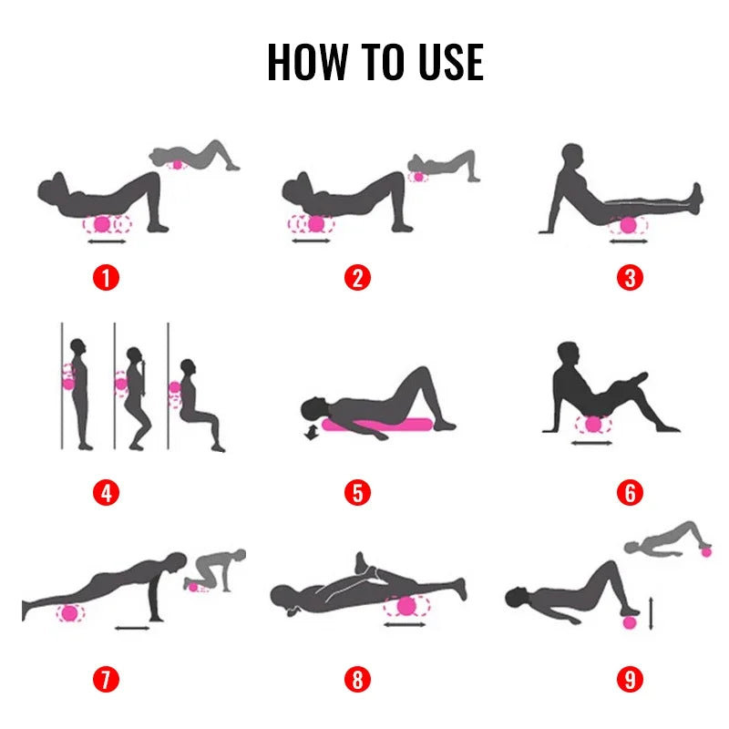 Rouleau de Massage Mousse — Récupération Musculaire